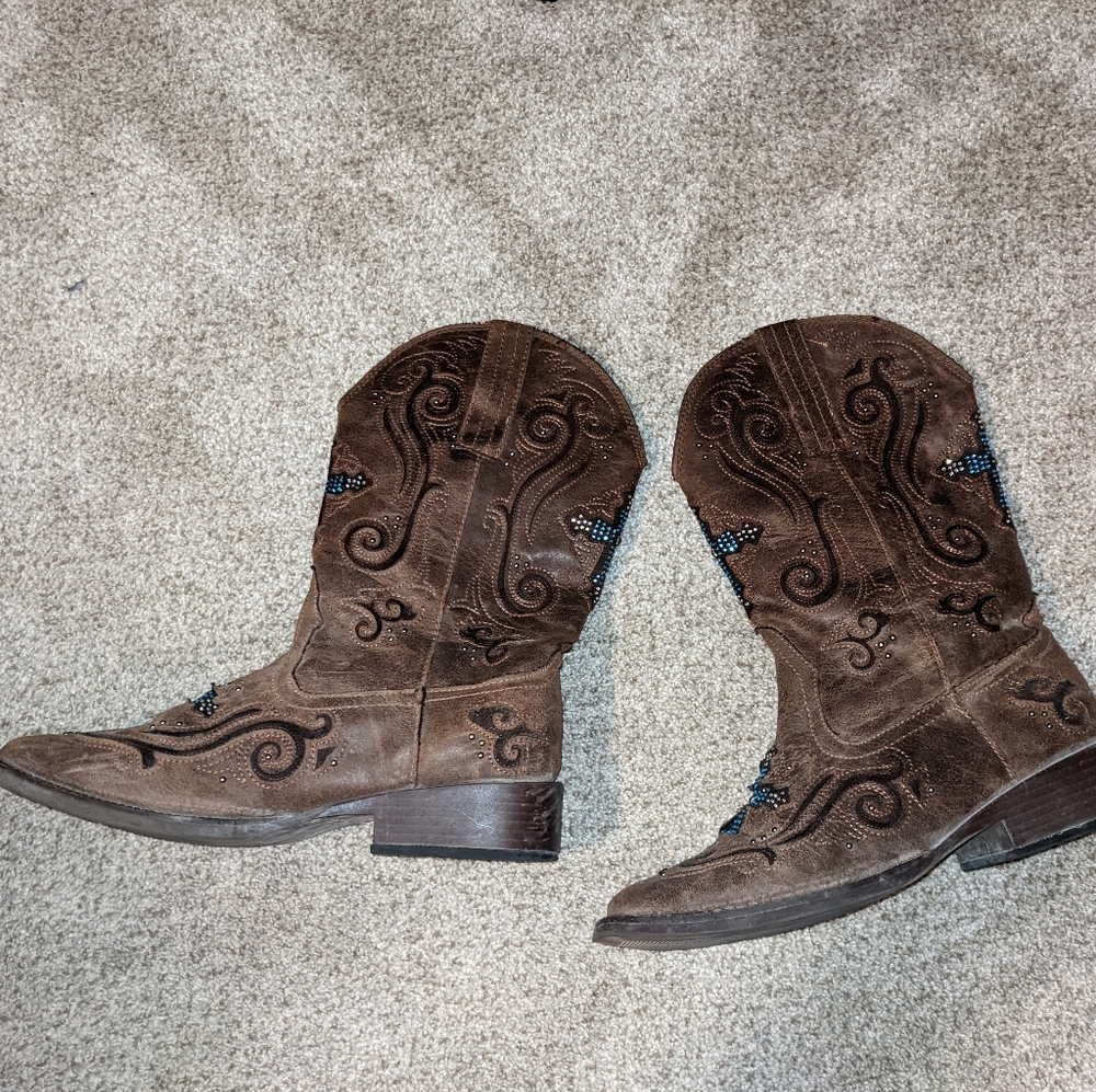 Women's size 7.5 Roper cowboy boots